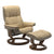 Stressless Mayfair Medium Recliner & Ottoman - Classic - Velaro Beige - In Stock