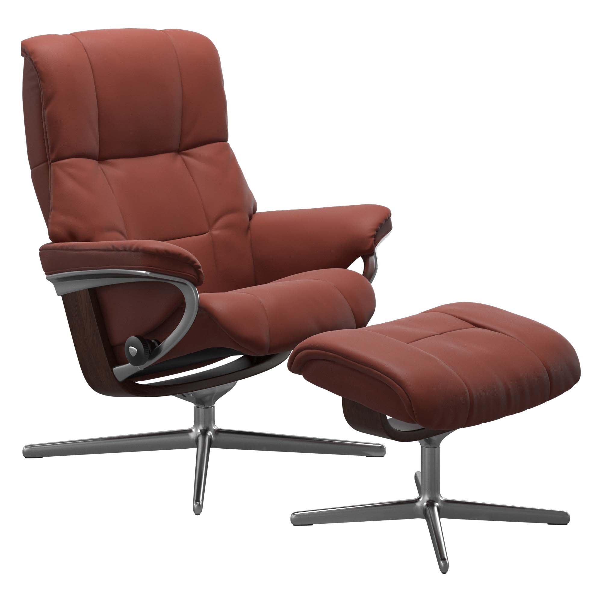 Stressless Mayfair Cross Recliner & Ottoman