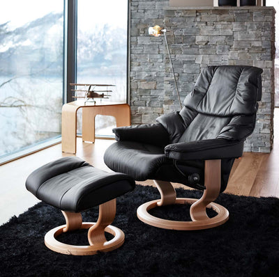 Paloma Black Oak Base Reno with grey brick and end table GALLERY