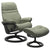 Stressless Sunrise Small Recliner - Signature - Paloma Shadow Green - In Stock