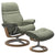 Stressless Sunrise Small Recliner - Signature - Paloma Shadow Green - In Stock