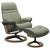 Stressless Sunrise Small Recliner - Signature - Paloma Shadow Green - In Stock