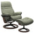 Stressless Sunrise Small Recliner - Signature - Paloma Shadow Green - In Stock