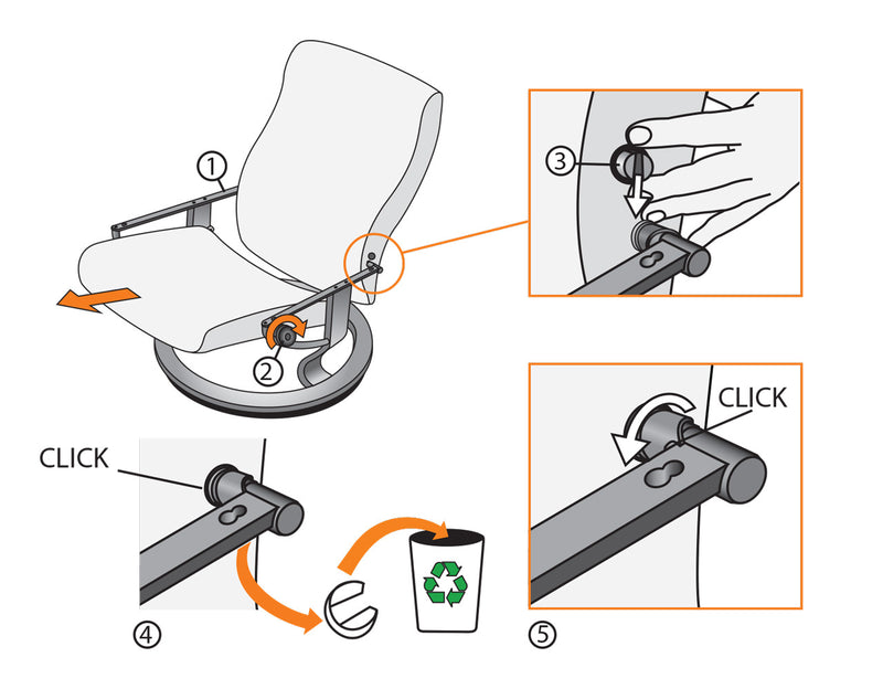 Stressless Locking Collar - Replacement part