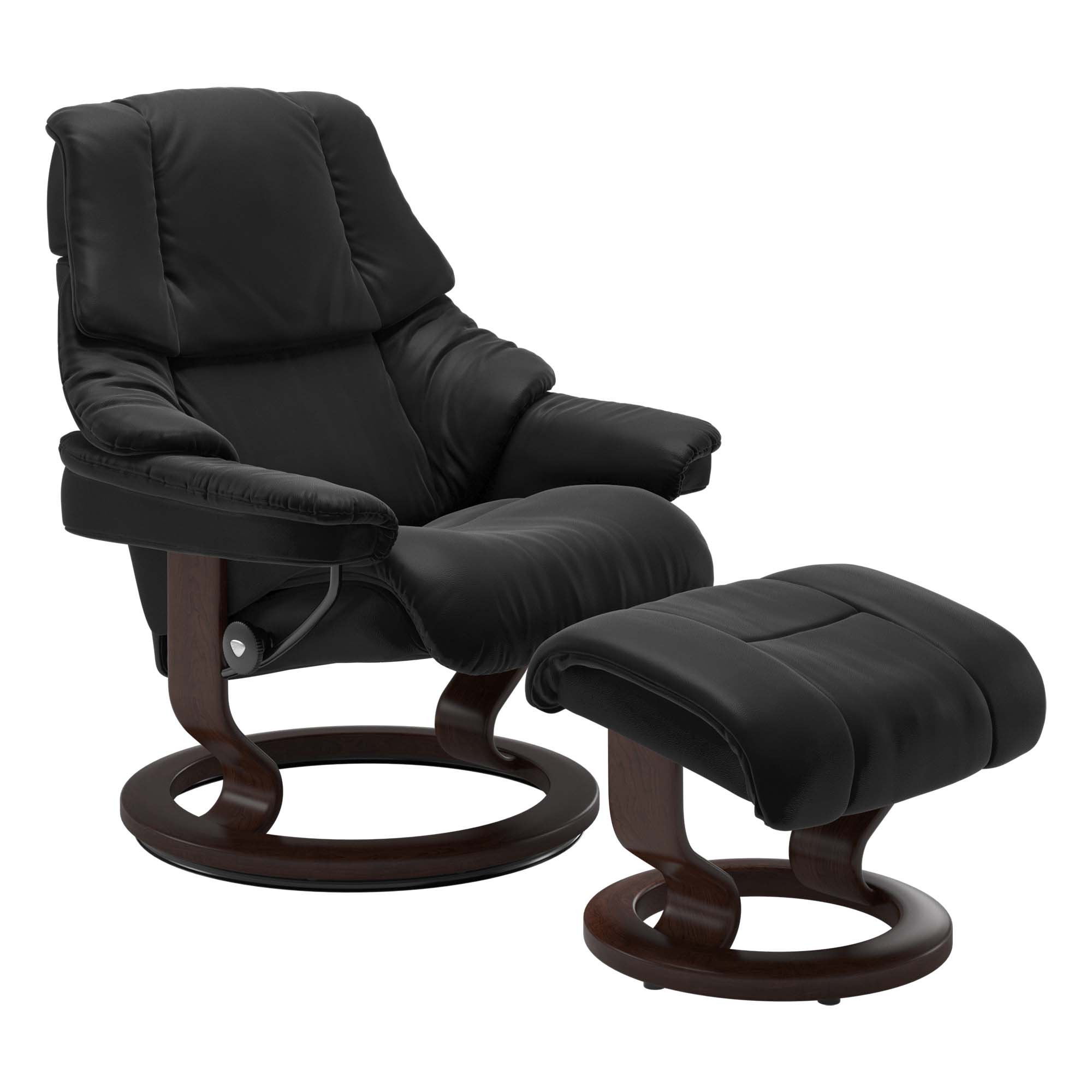 Stressless Reno Classic Recliner & Ottoman