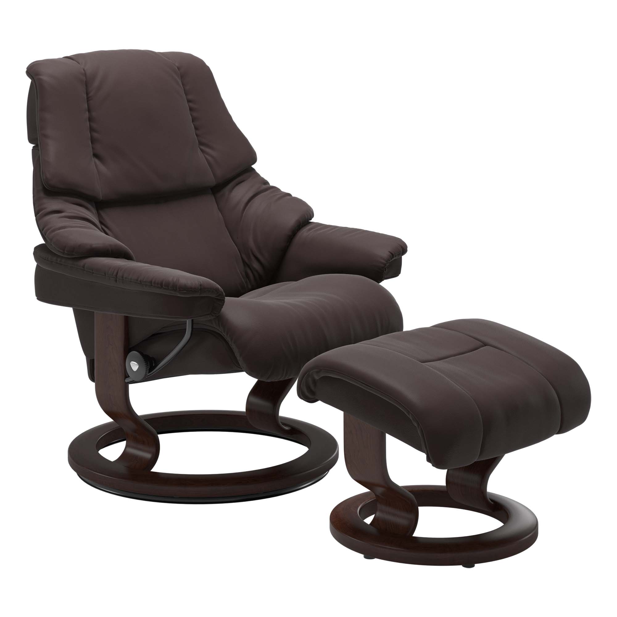 Stressless Reno Classic Recliner & Ottoman