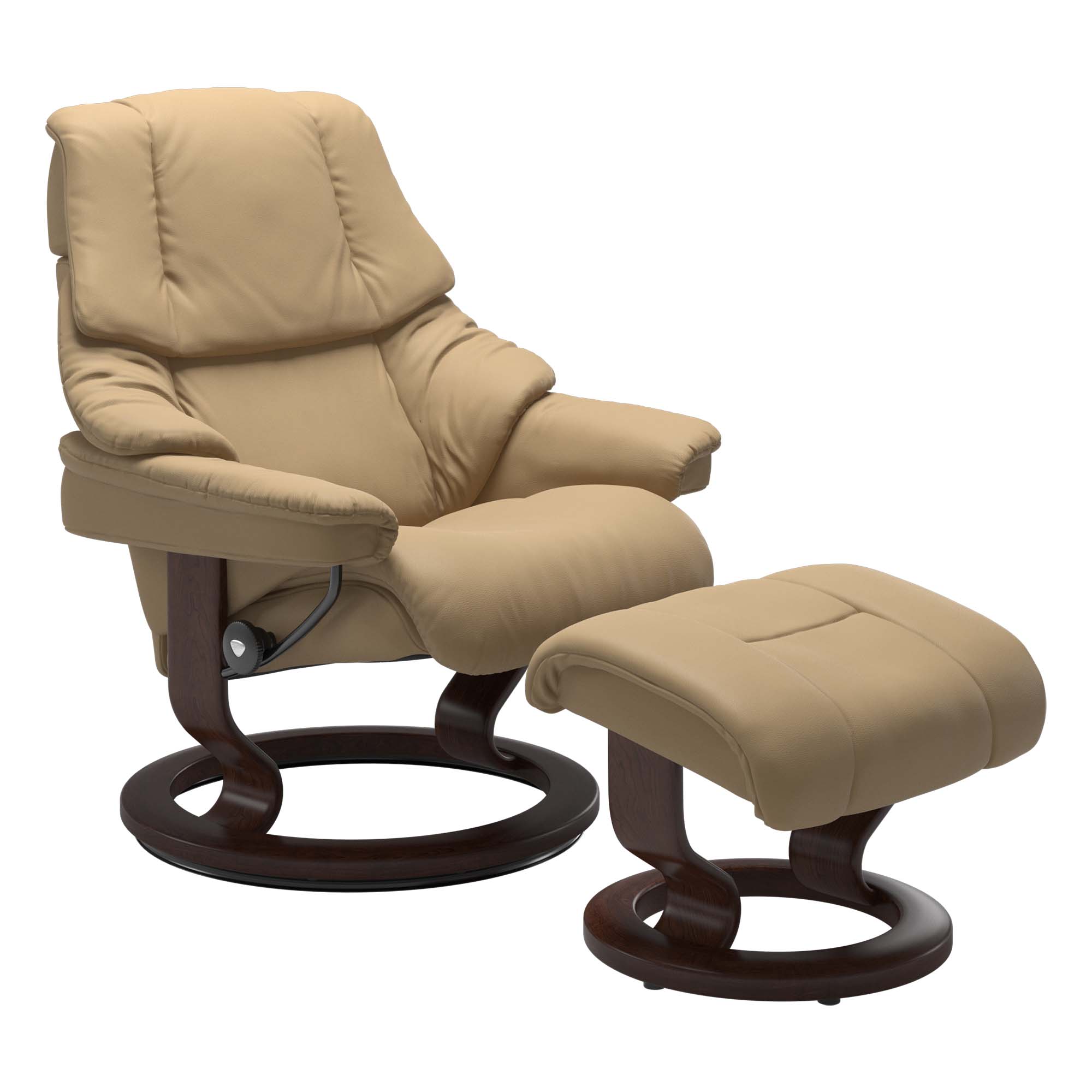 Stressless Reno Classic Recliner & Ottoman