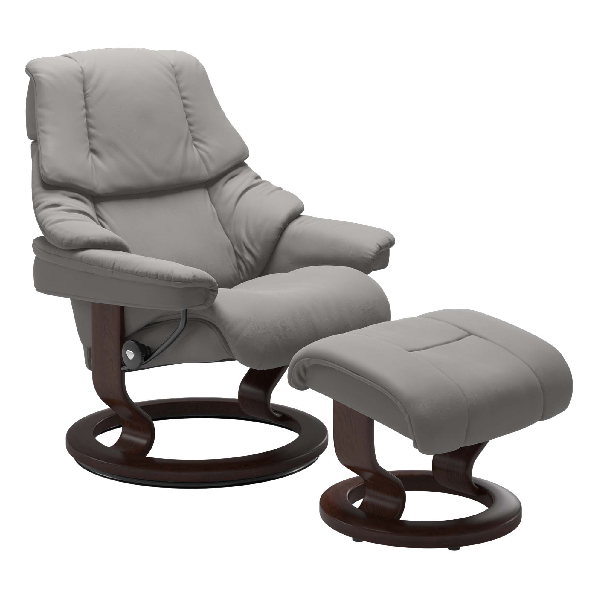 Stressless Reno Classic Recliner & Ottoman