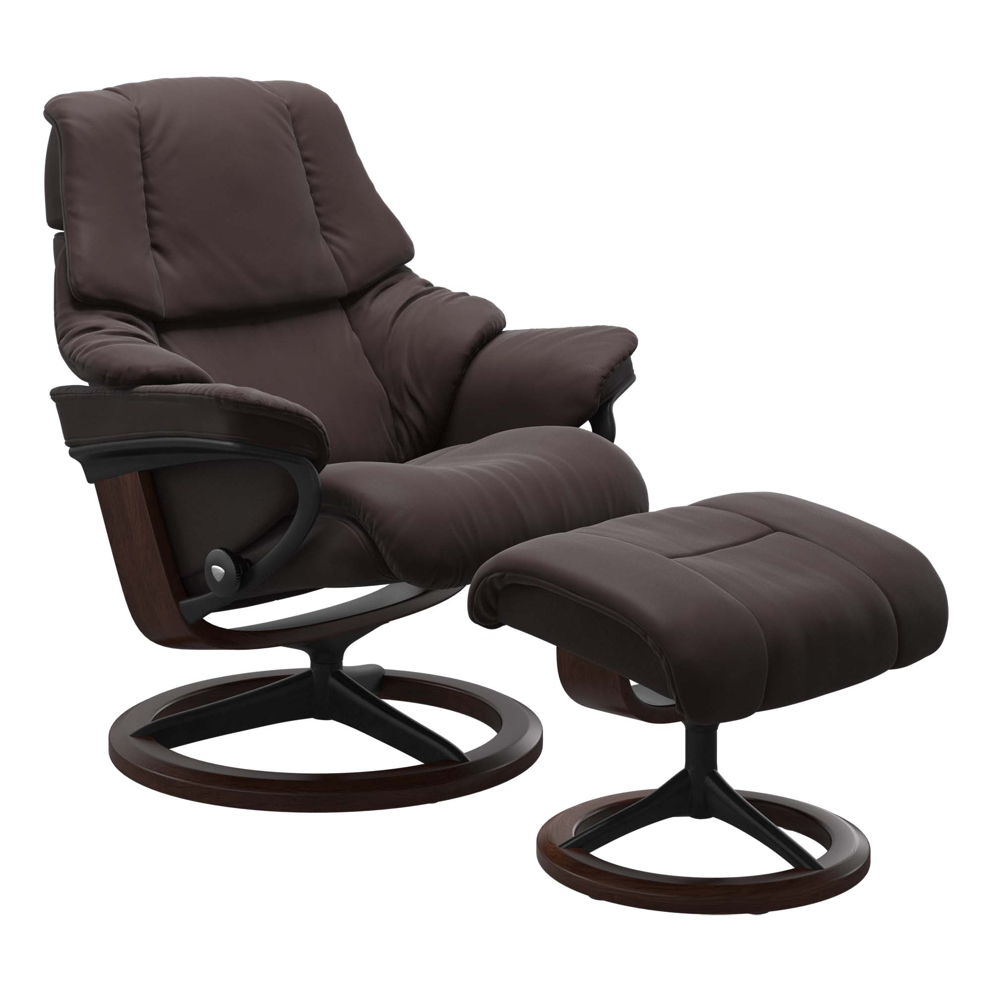 Stressless Reno Signature Recliner & Ottoman