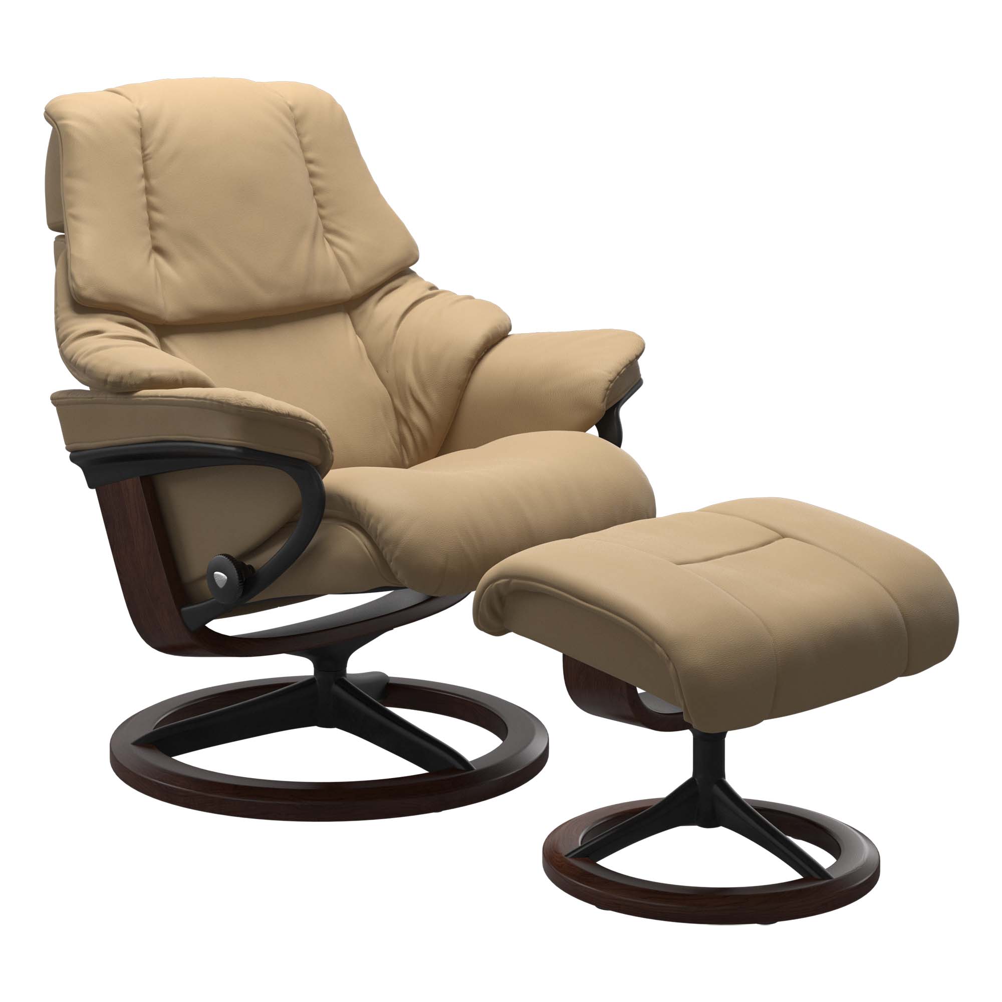 Stressless Reno Signature Recliner & Ottoman