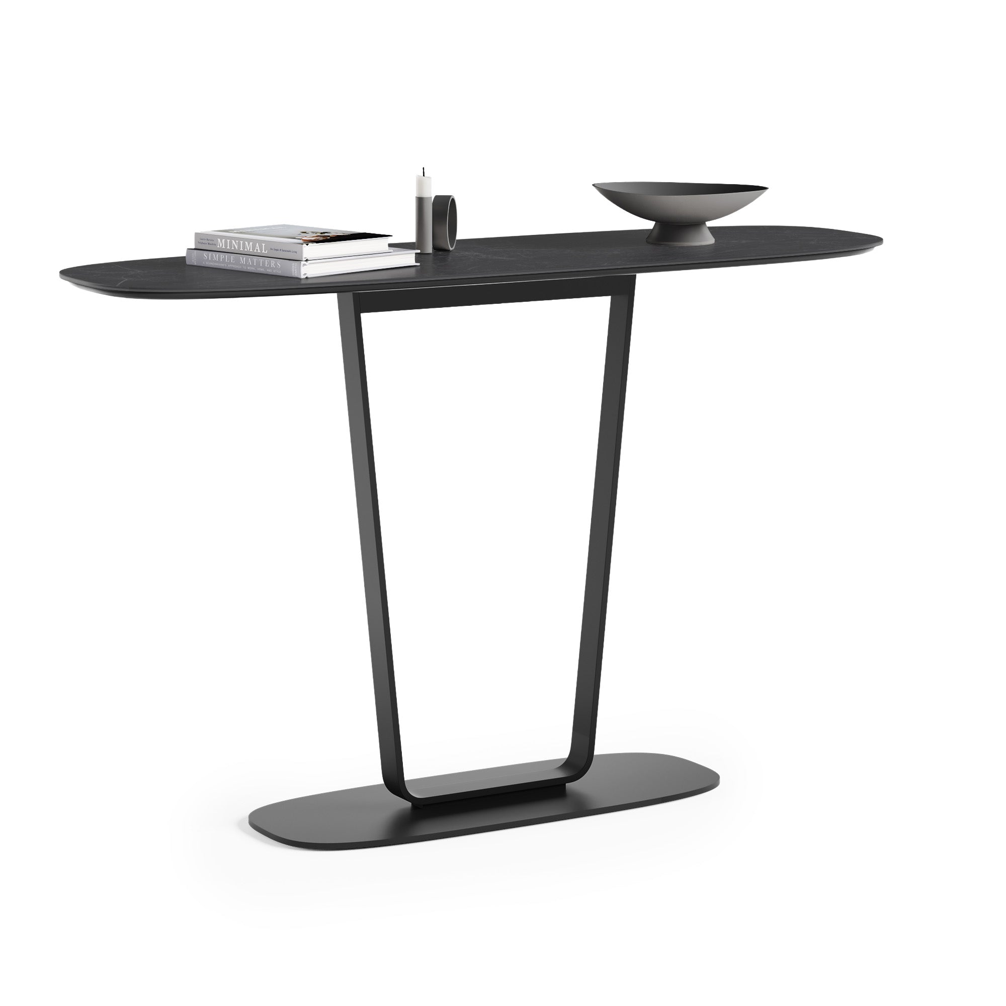 BDI Cloud 9 Console Table Nimbus Black - Floor Model