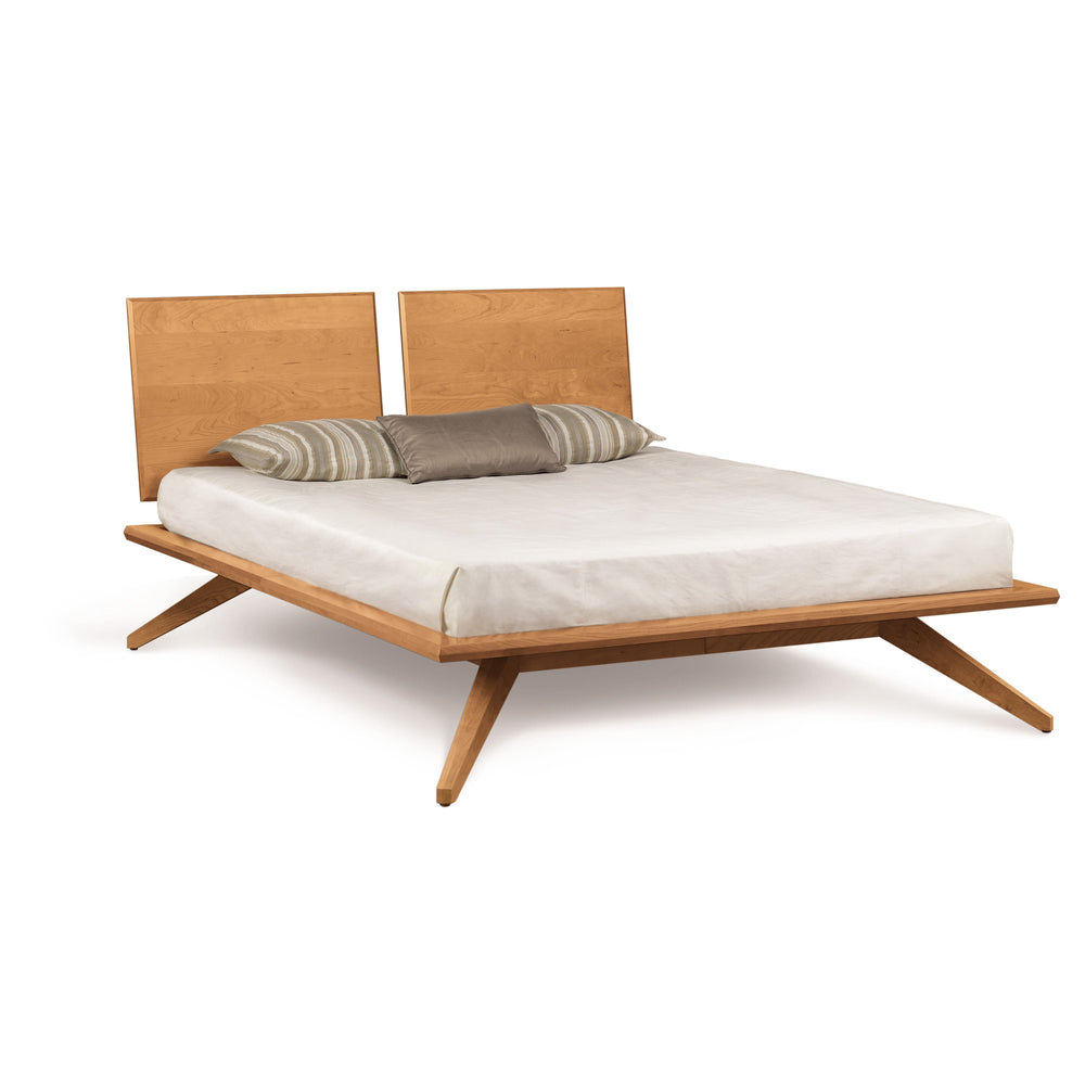 Astrid Queen Natural Cherry Platform Bed - Floor Model - Hansen