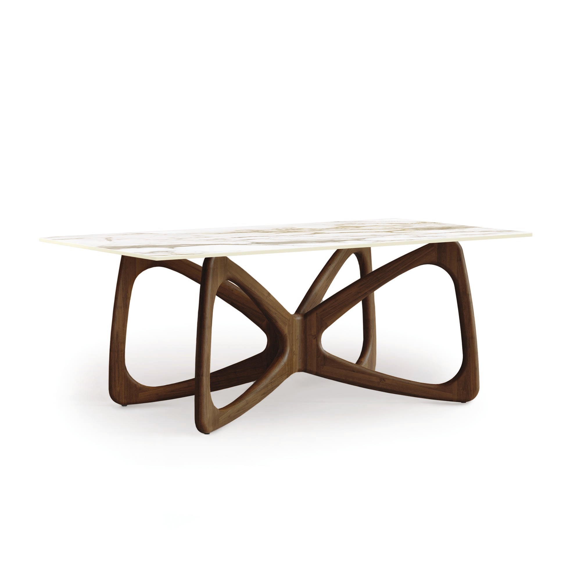 Butterfly Sintered Stone Top Dining Table