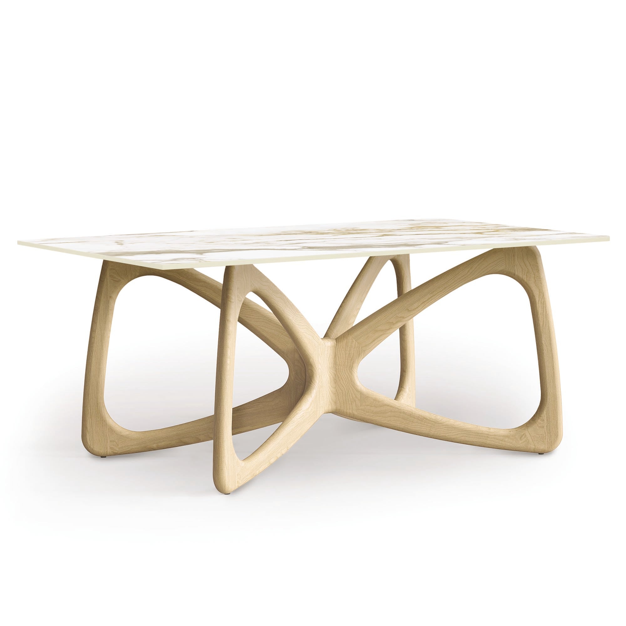Butterfly Sintered Stone Top Dining Table