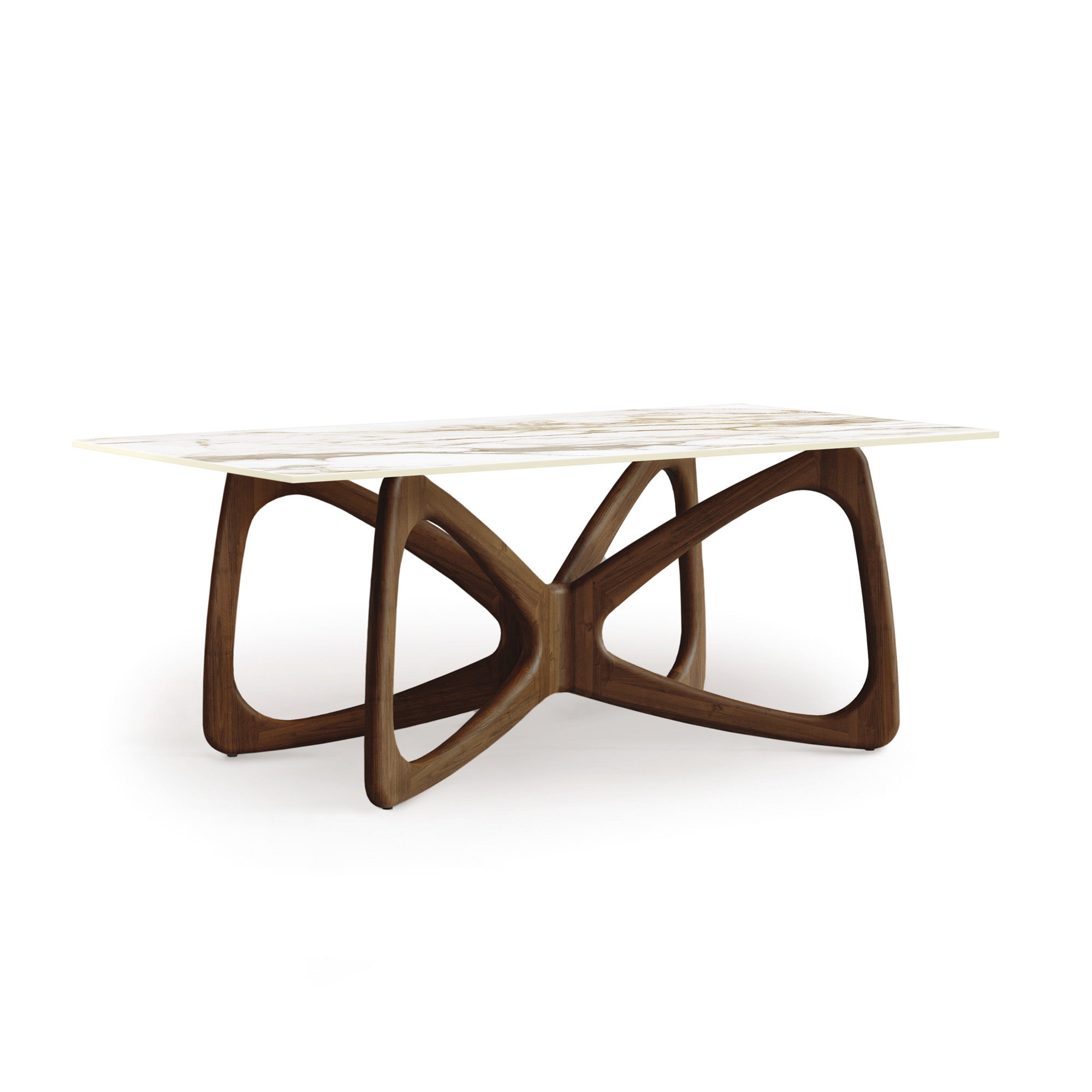 Butterfly Sintered Stone Top Dining Table