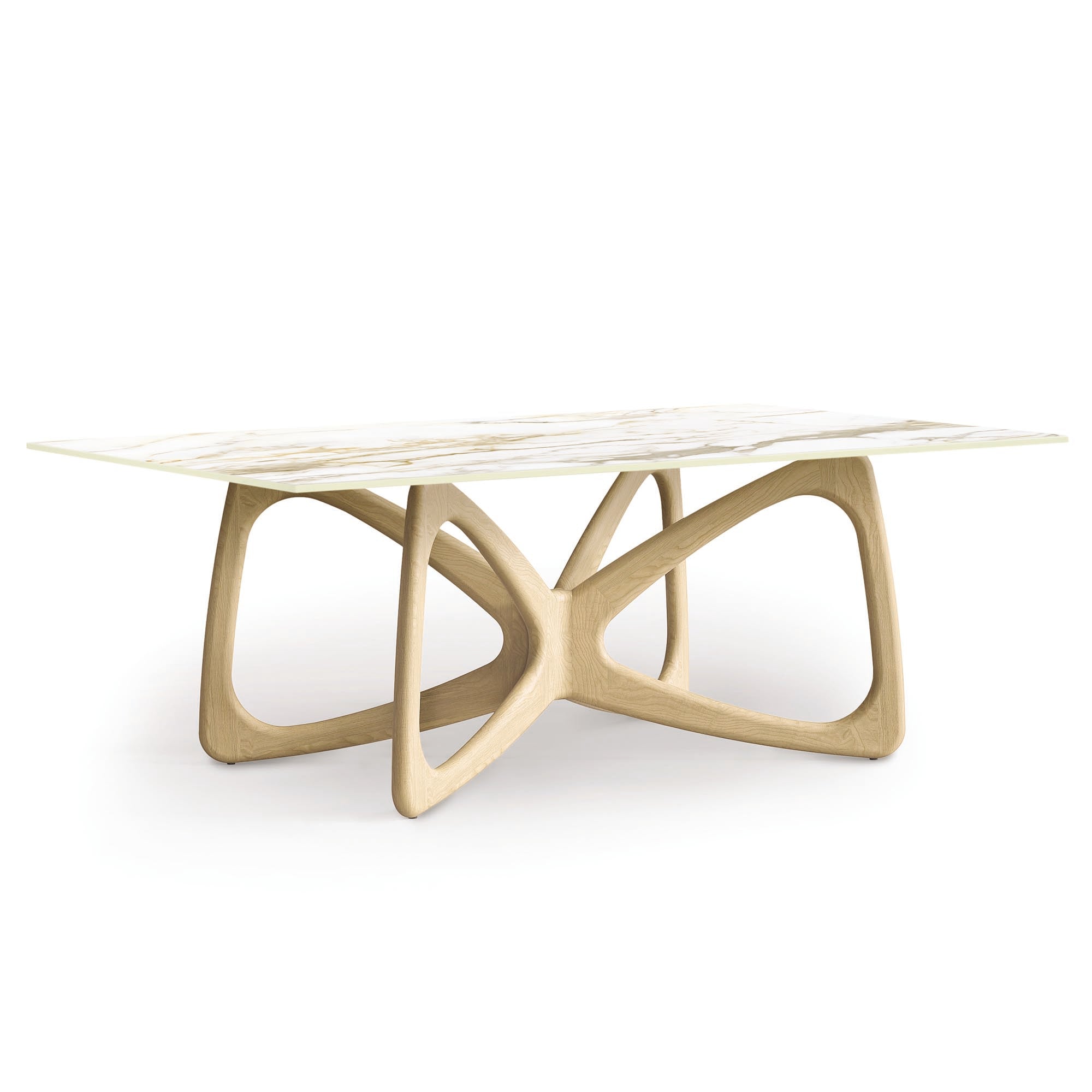 Butterfly Sintered Stone Top Dining Table