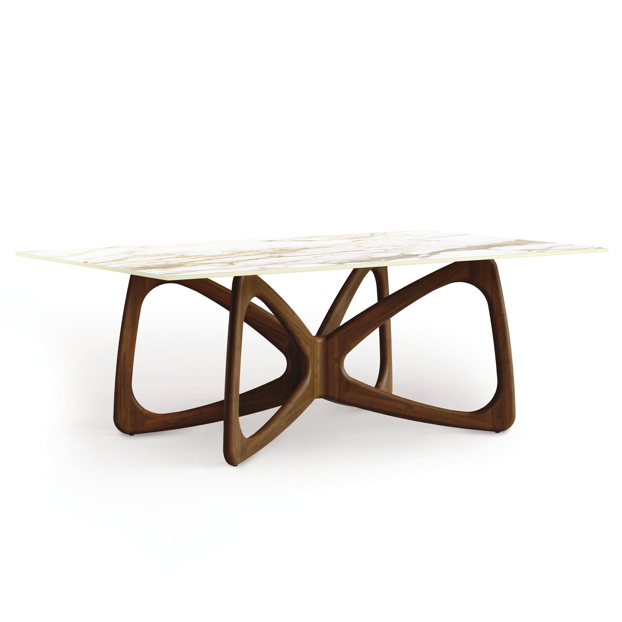 Butterfly Sintered Stone Top Dining Table