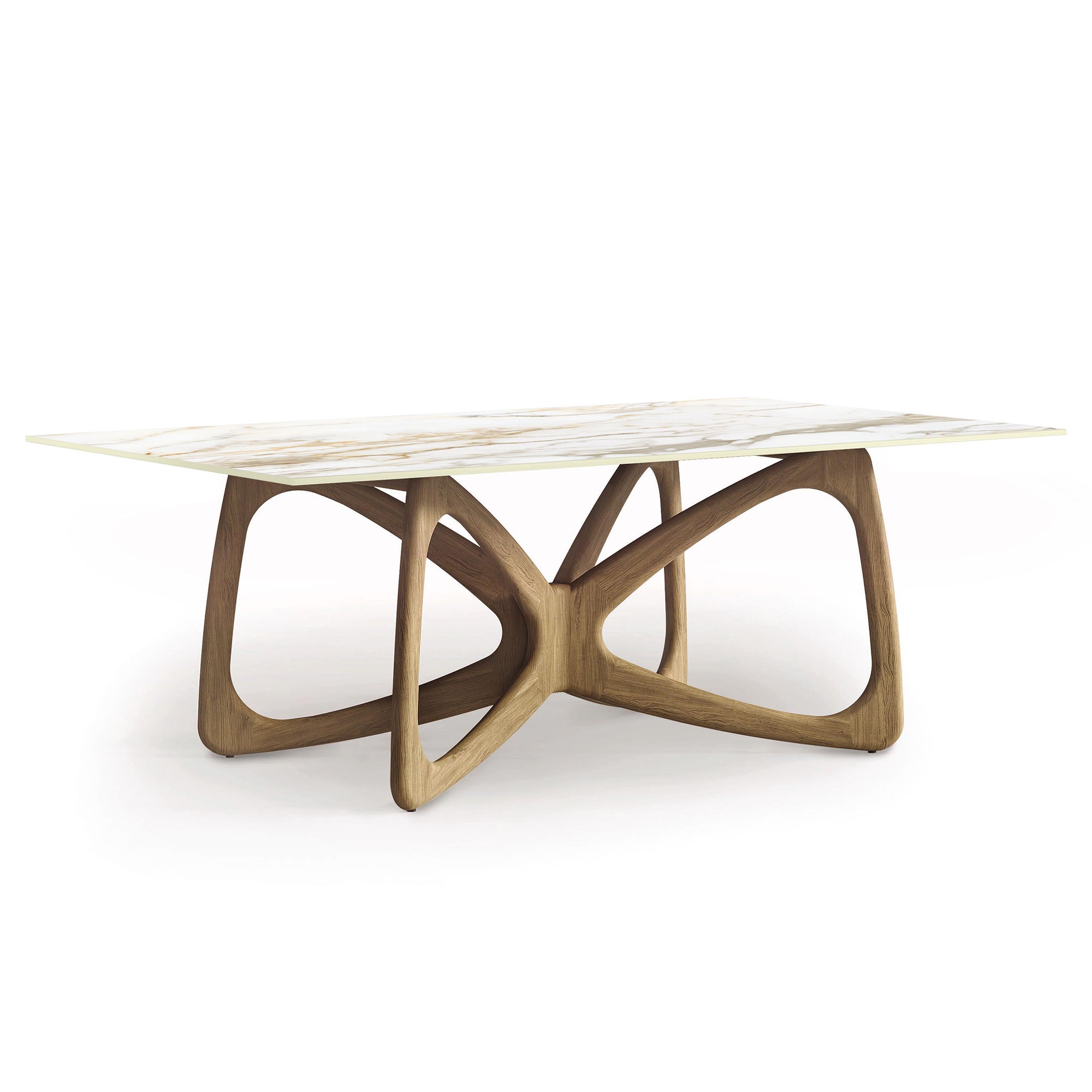 Butterfly Sintered Stone Top Dining Table