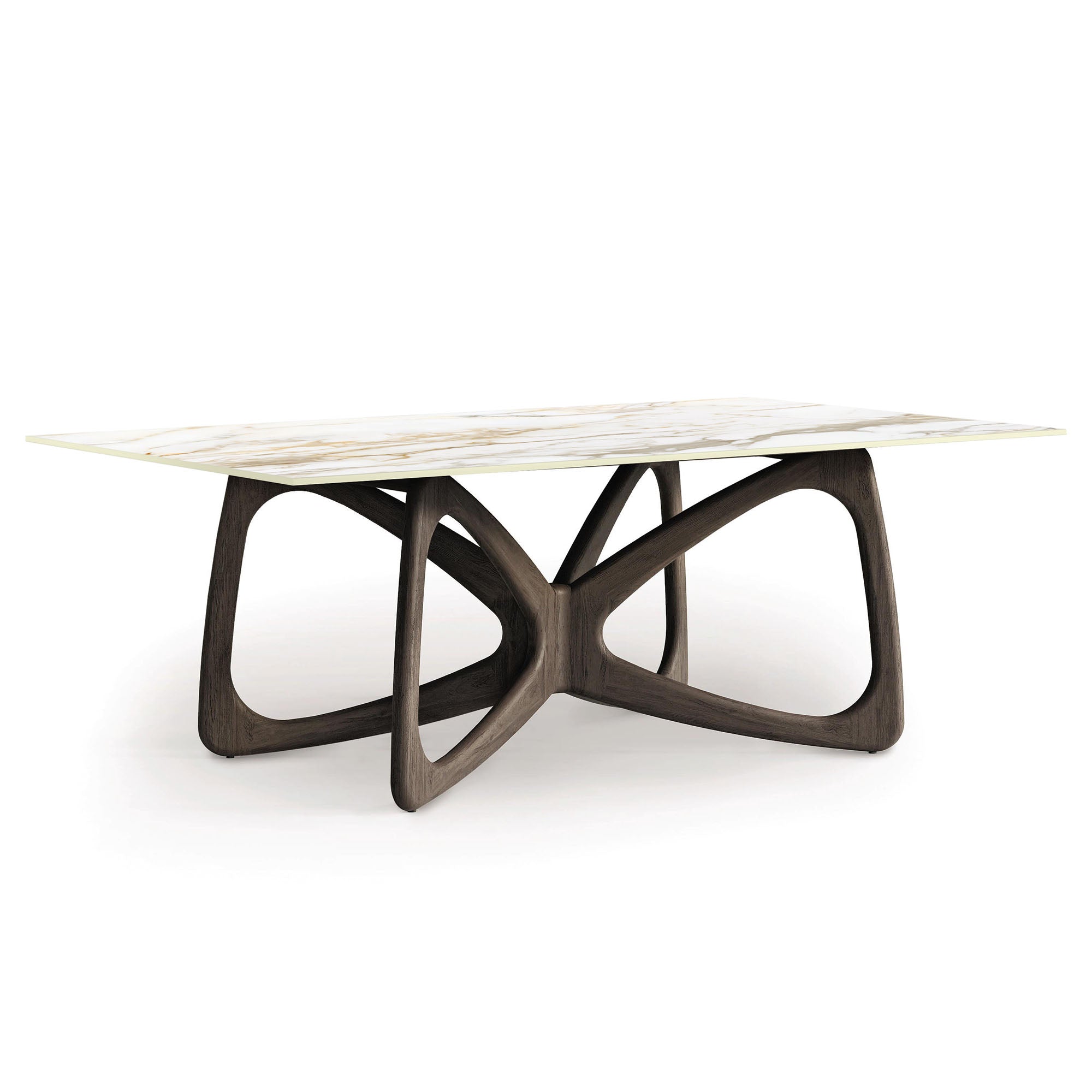 Butterfly Sintered Stone Top Dining Table