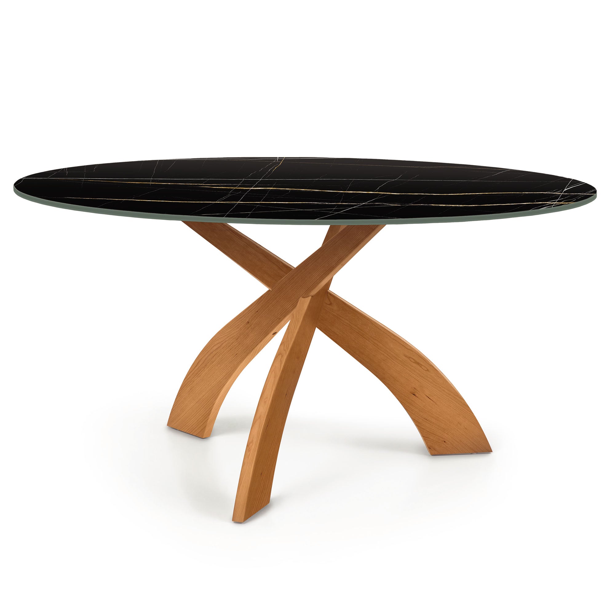 Entwine Round Sintered Stone Top Dining Table