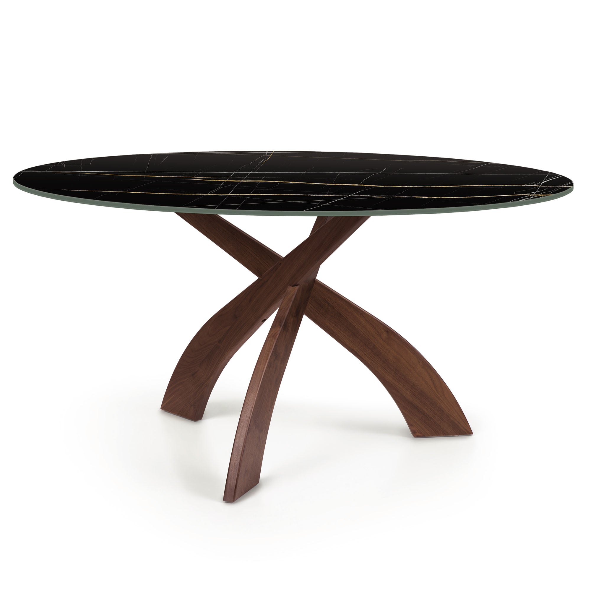 Entwine Round Sintered Stone Top Dining Table
