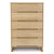 LINN 5 Drawer Dresser in Natural Solid Oak