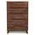 LINN 5 Drawer Dresser in Natural Solid Walnut