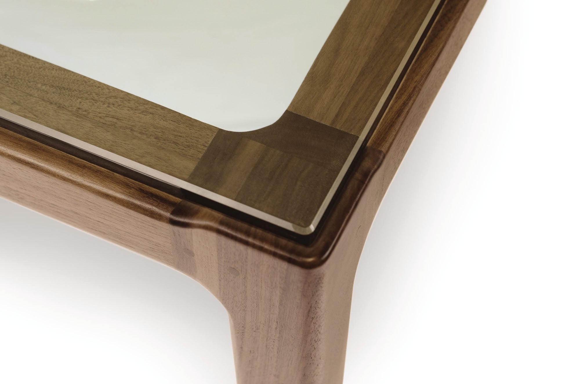 Lisse Glass Top Dining Table