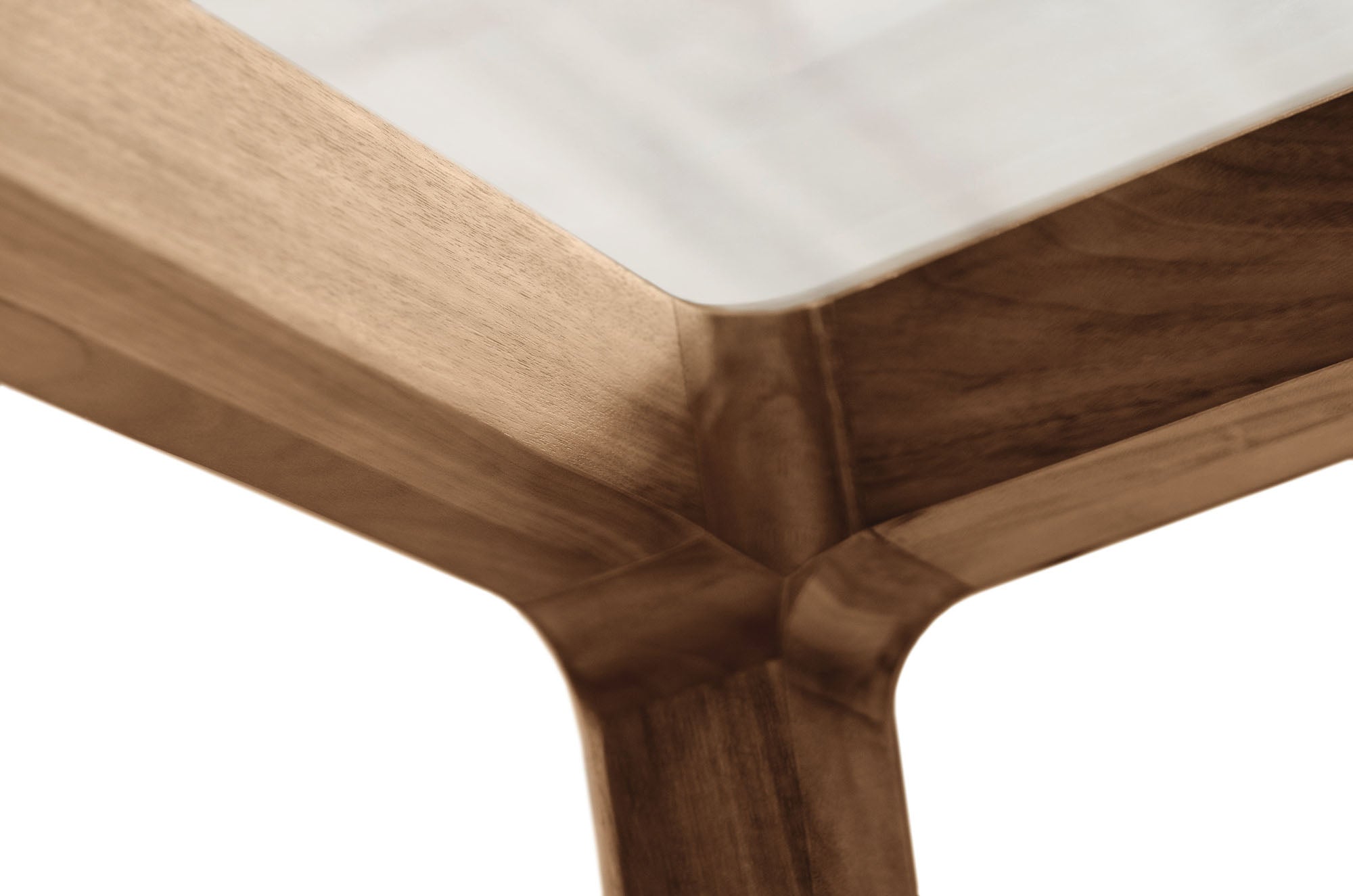 Lisse Glass Top Dining Table