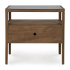 Oak Spindle Bedside Table