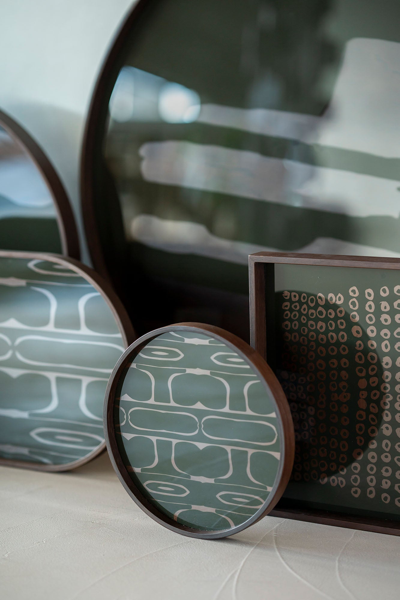 Second Nature Glass Valet Tray