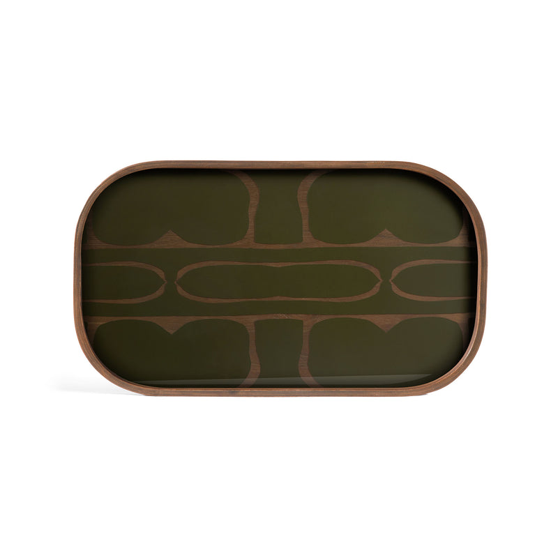 Second Nature Glass Valet Rectangular Tray