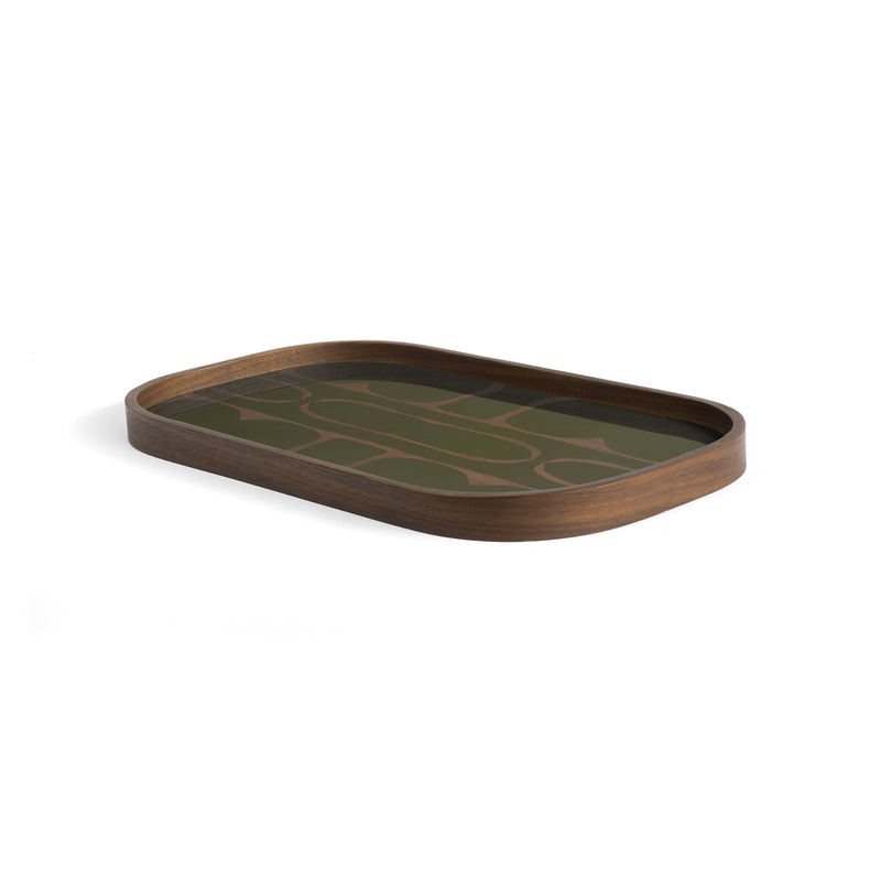 Second Nature Glass Valet Rectangular Tray