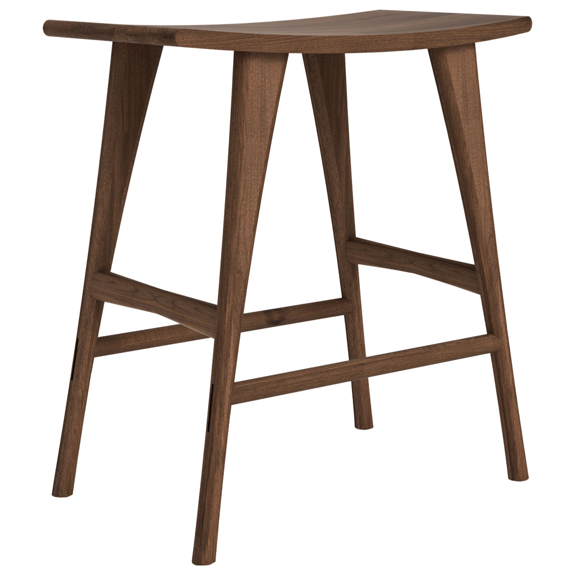 Osso Walnut Counter Stool - Floor Model
