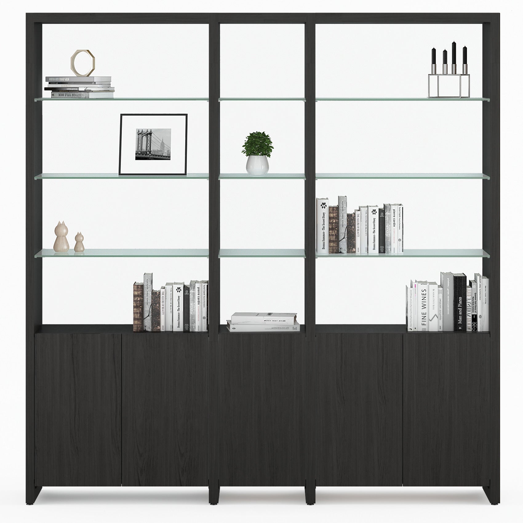 BDI Linea 81" Three-Shelf System 580212