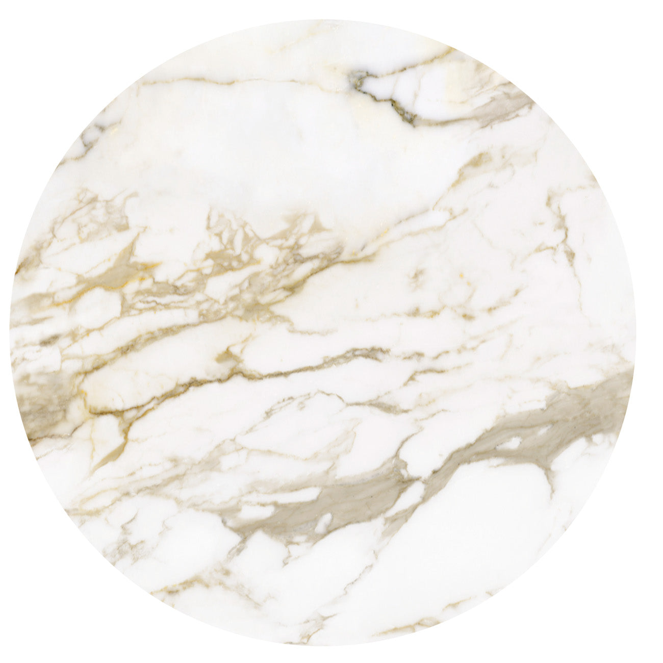 Entwine Round Sintered Stone Top Dining Table