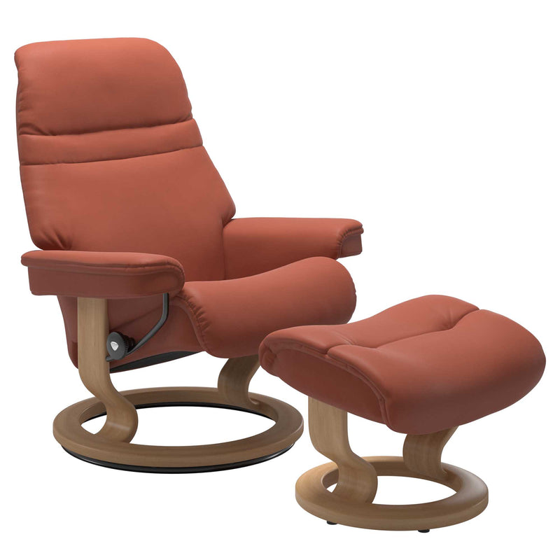 Stressless Sunrise Large Recliner - Classic - Paloma Henna - In Stock
