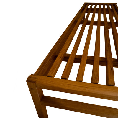 Solid Slat Bench