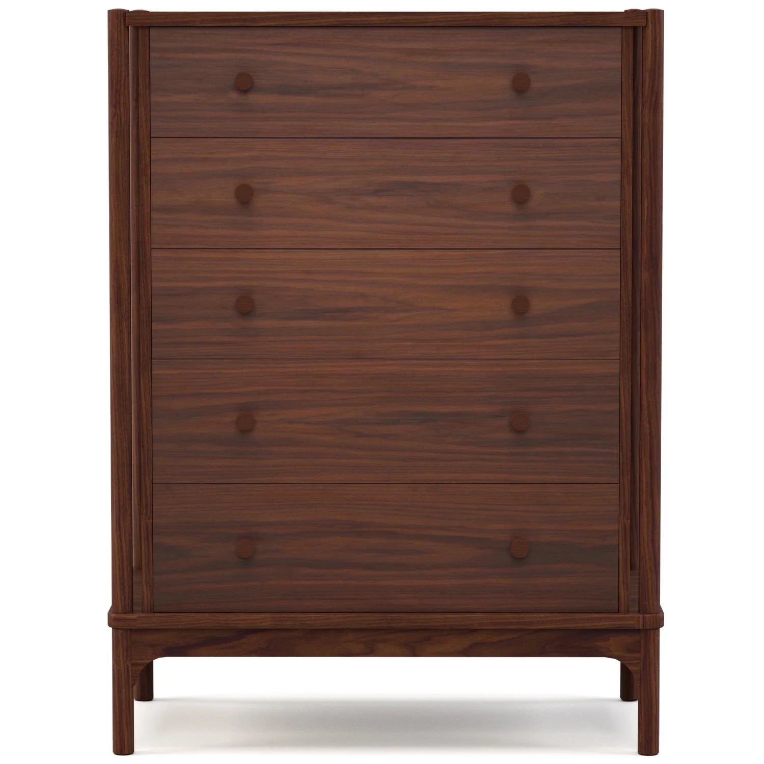 Walnut Grove Five-Drawer Tall Chest