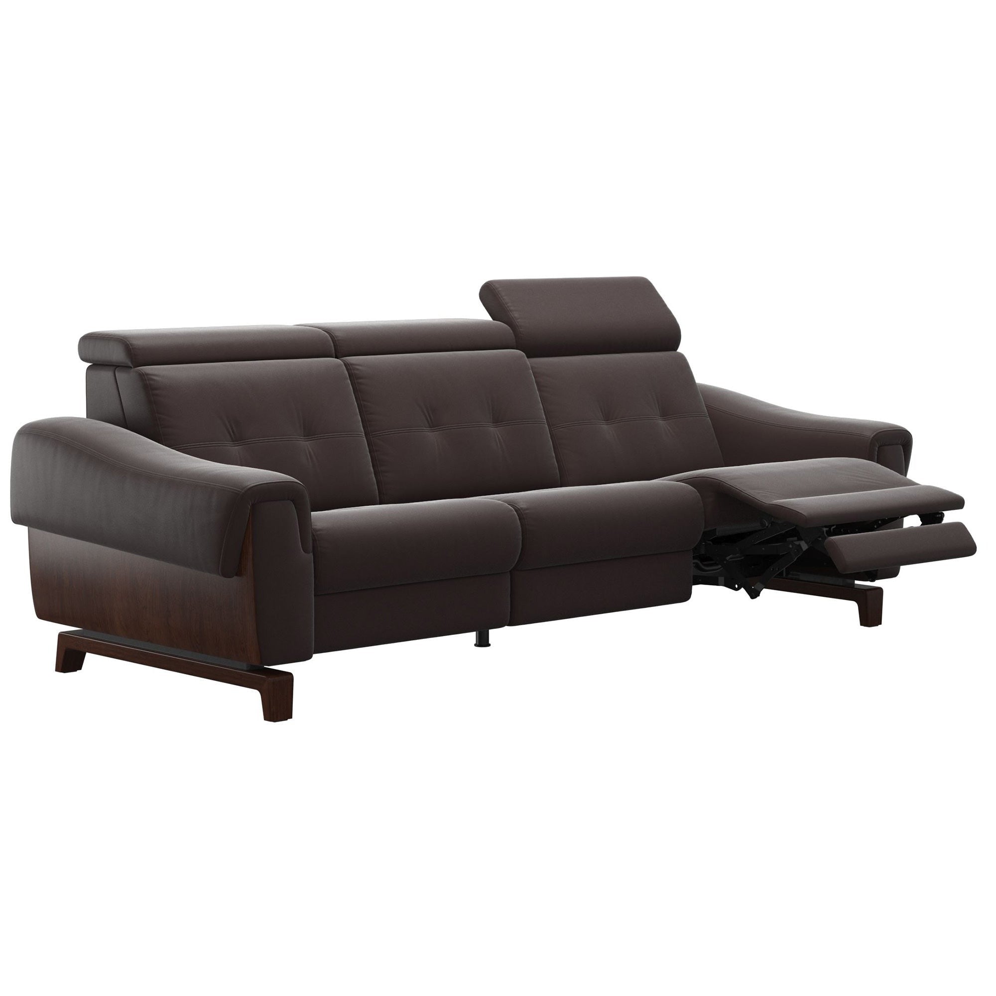 Stressless Anna A3 Wood Arm Zero Gravity Sofa Hansen Interiors