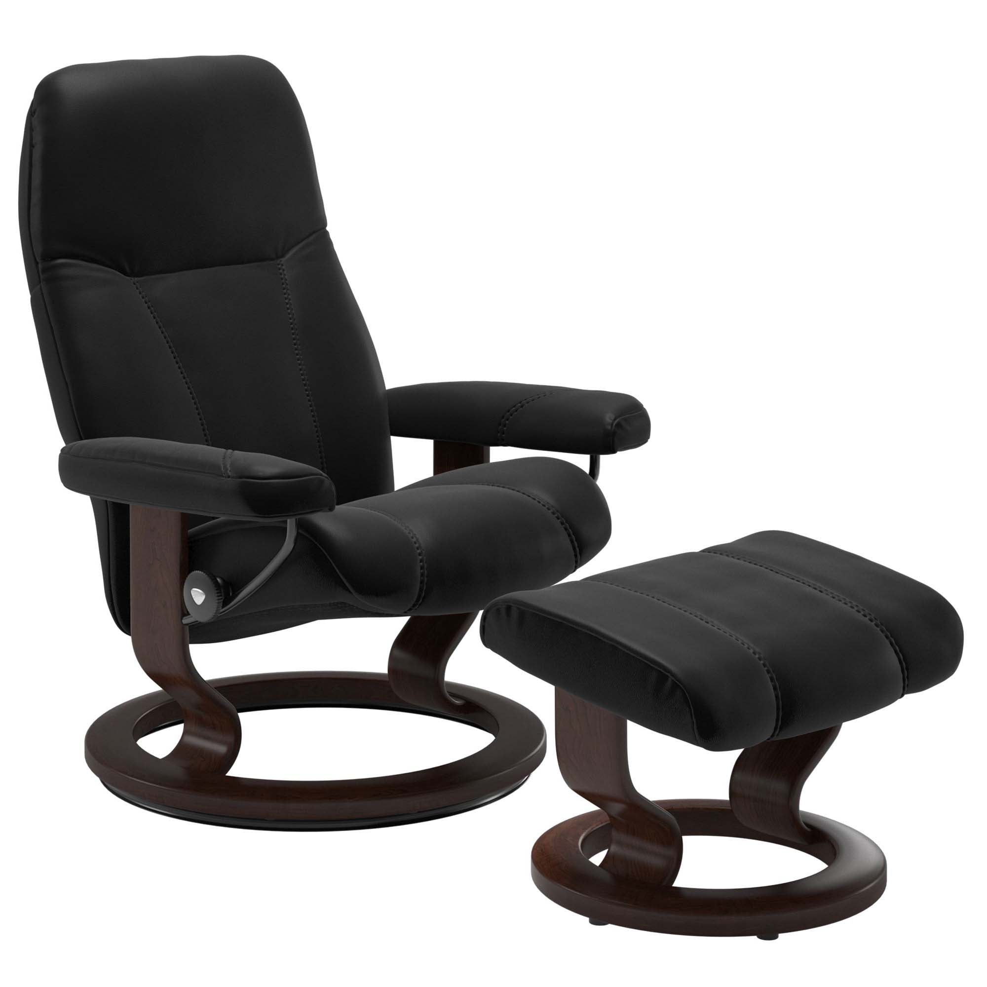 Stressless Consul Classic Recliner & Ottoman