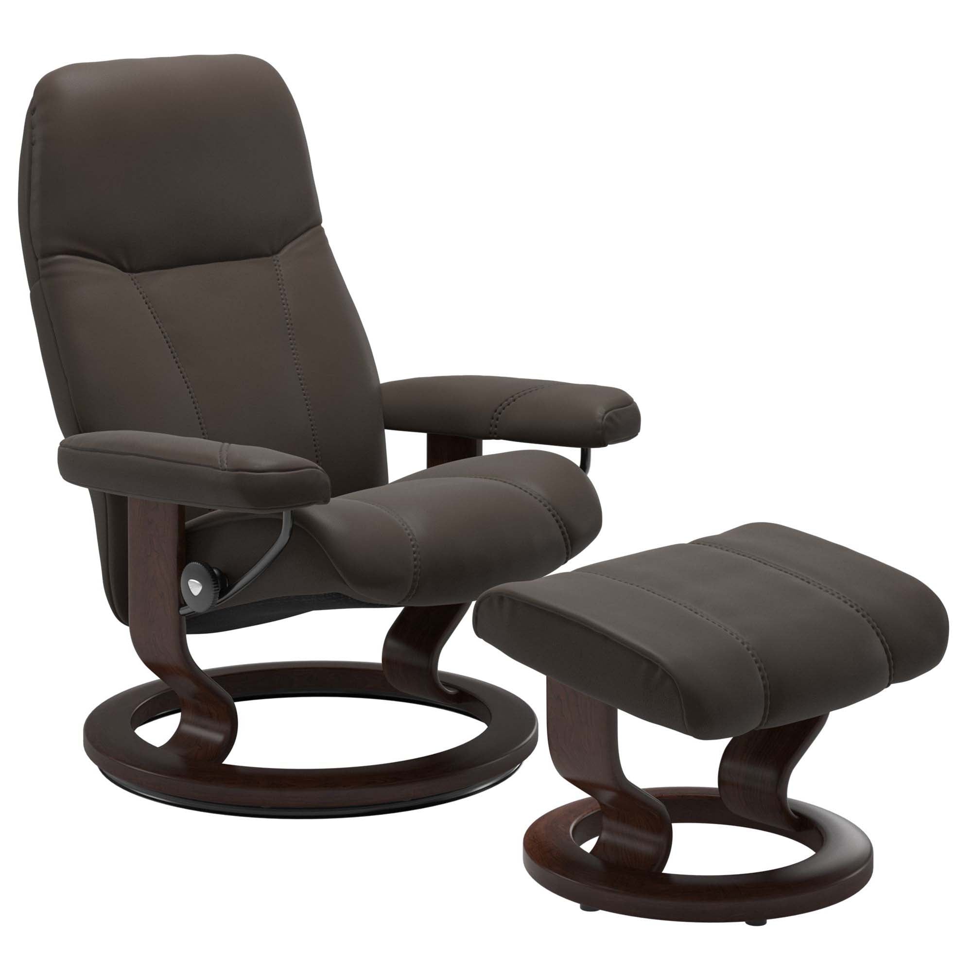 Stressless Consul Classic Recliner & Ottoman