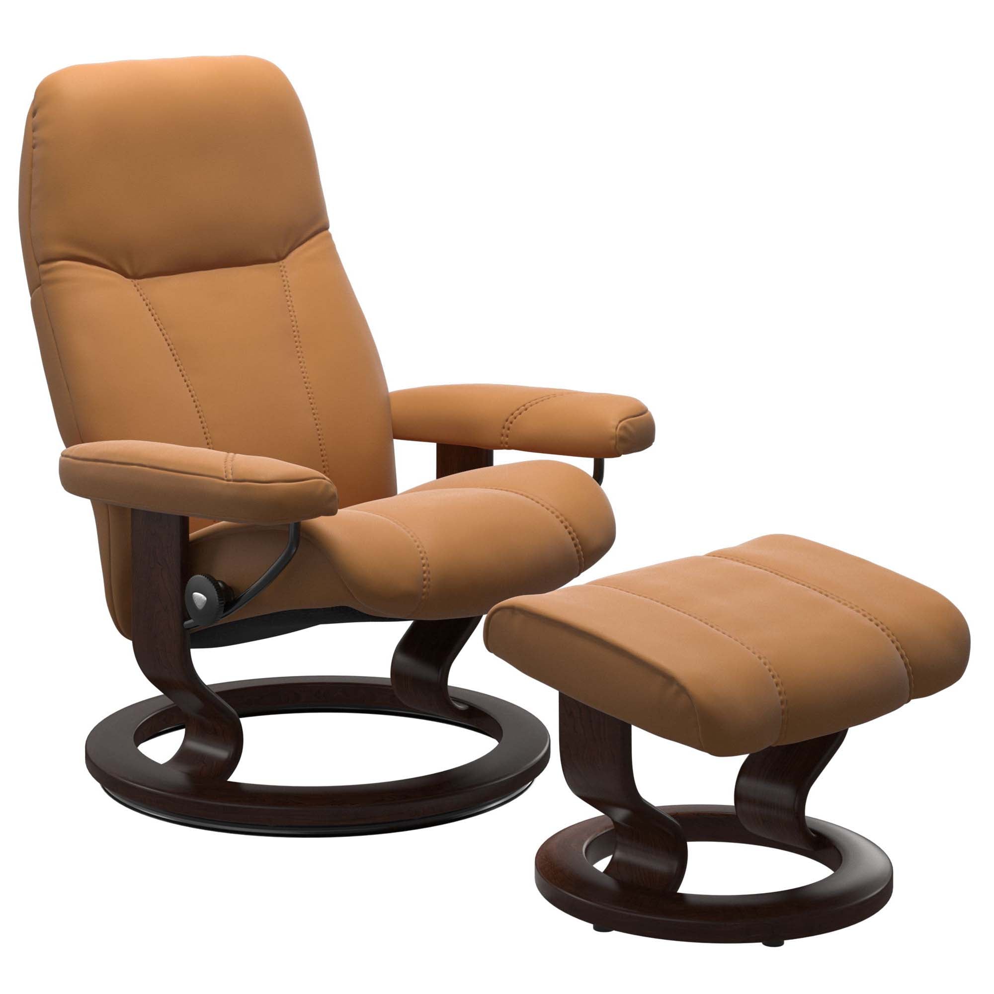 Stressless Consul Classic Recliner & Ottoman