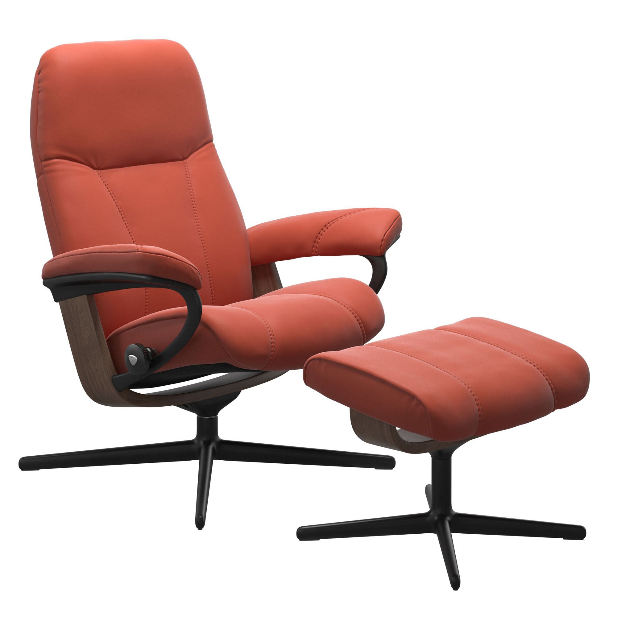 Stressless Consul Cross Recliner & Ottoman