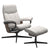 Stressless Consul Cross Recliner & Ottoman