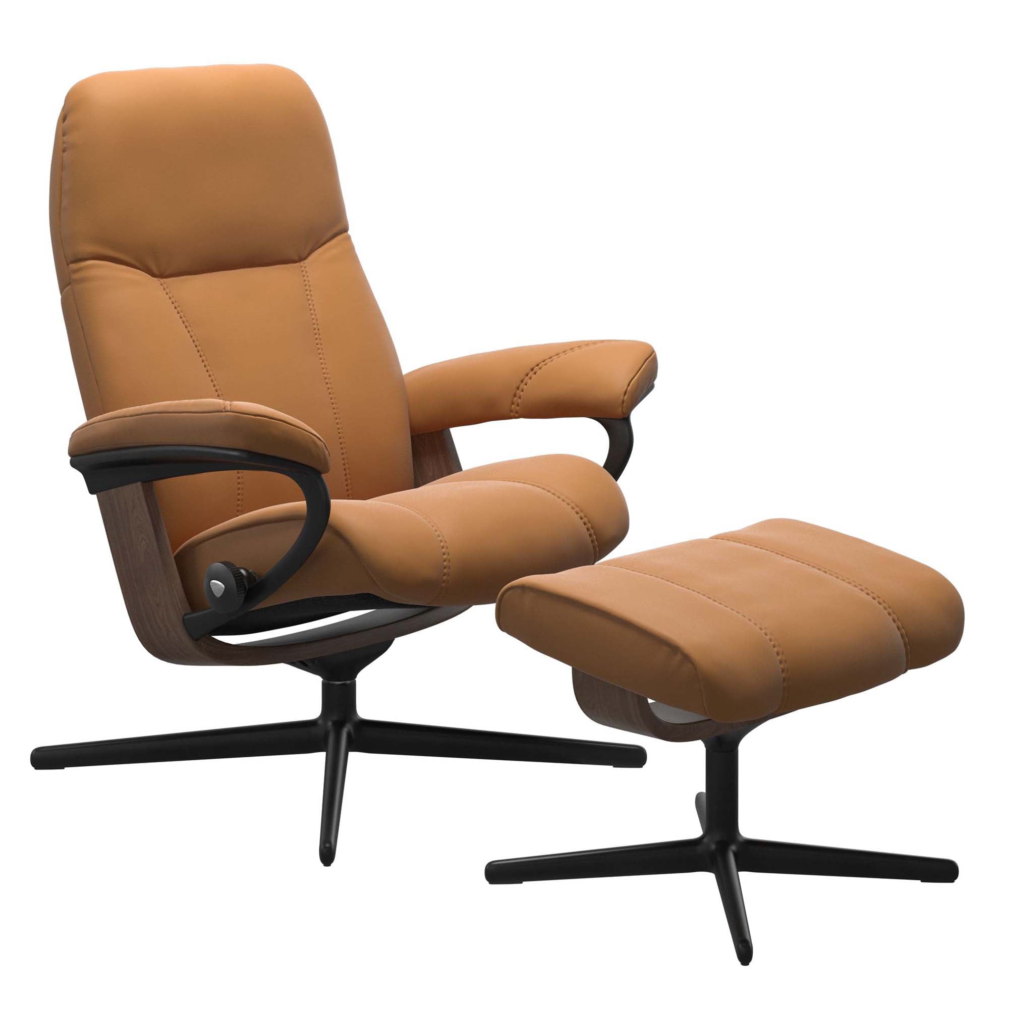 Stressless Consul Cross Recliner & Ottoman