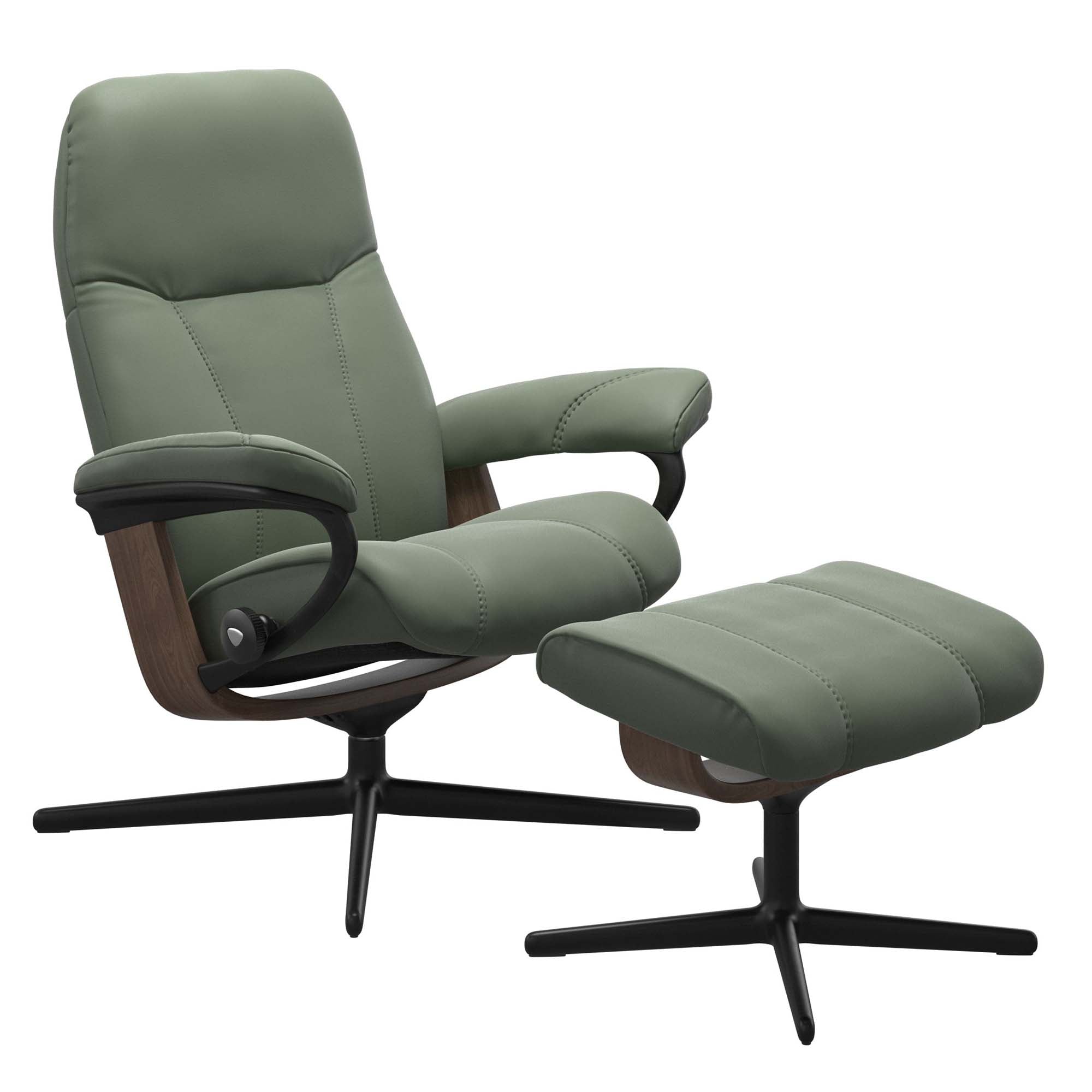 Stressless Consul Cross Recliner & Ottoman