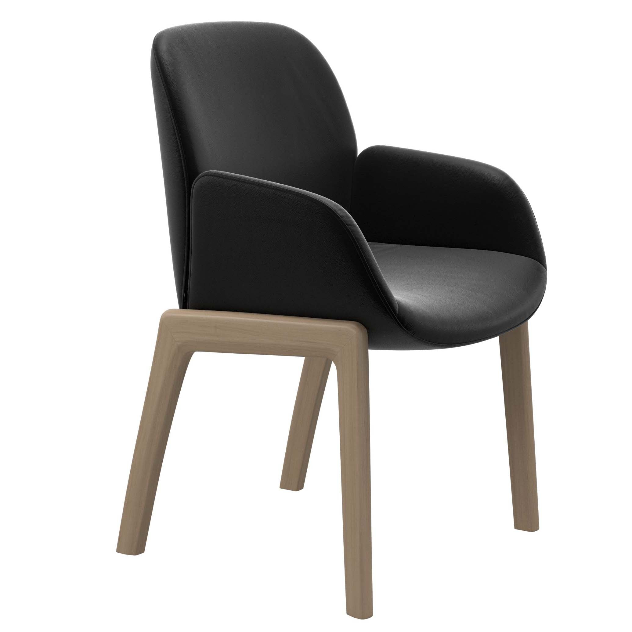 Stressless Bay Low Back Dining Chair D100 with arms