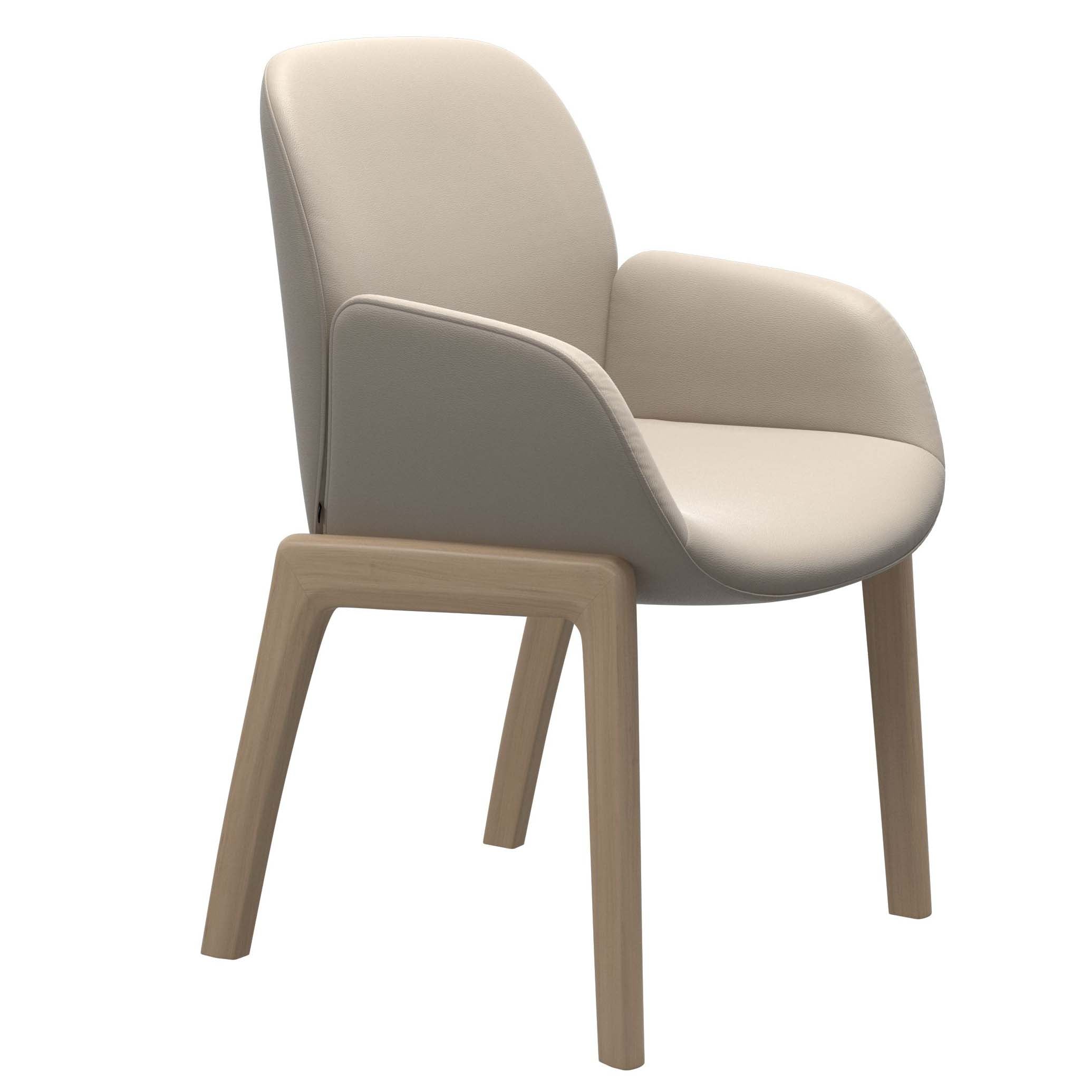 Stressless Bay Low Back Dining Chair D100 with arms