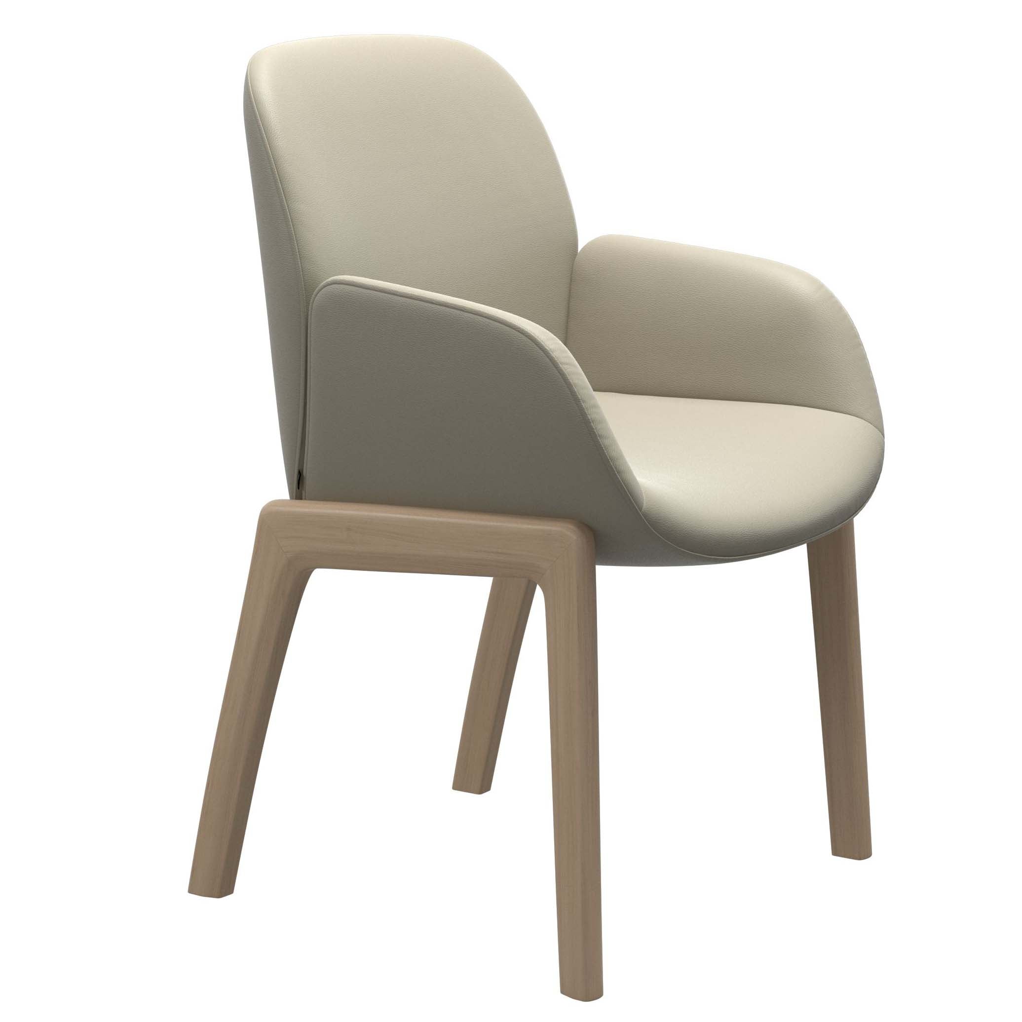 Stressless Bay Low Back Dining Chair D100 with arms